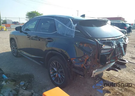 2019 Lexus Rx 450H Base/450H F Sport from USA, damaged, VIN 2T2BGMCA5KC031703